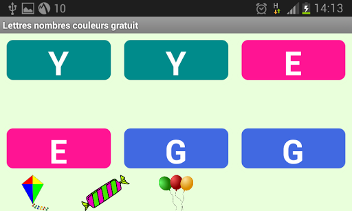 Lettres Nombres Gratuit Screen 3