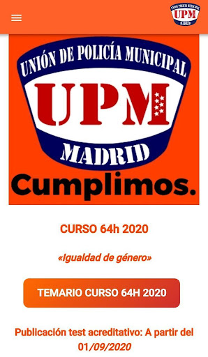 Android application UPM. Info + Utilidades. screenshort