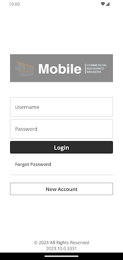 Android application Mobile Commercial Ins Online screenshort
