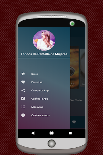 Android application Fondos de Pantalla de Mujeres screenshort