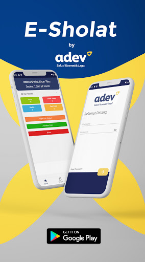 Android application E-Sholat screenshort