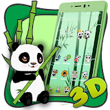 Cute Panda Cartoon 3D Theme icon