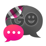 GO SMS THEME - Smooth Pink icon