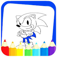 Soni The 2 Hedgehogs Coloring