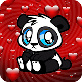 Valentine Panda Pop icon