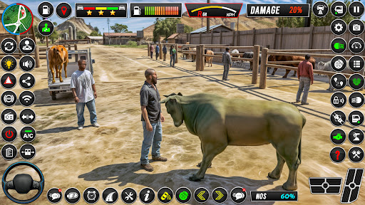 US Animal Truck Driving Games screenshot 7