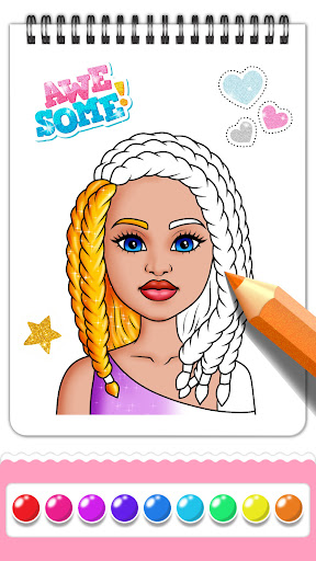 Black Girls Coloring Book
