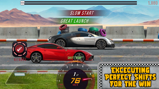 Android application Car Dragsters: Racing legends screenshort