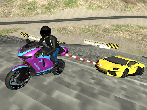 Chained Motorcycle Race