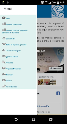 Android application ConfiAPP screenshort