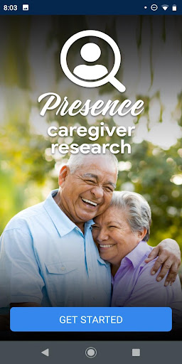 Android application Presence Caregiver Research screenshort