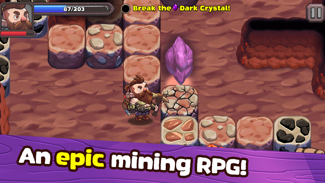 Mine Quest 2 RPG Mining Game v2.2.21 MOD (Money/Ads-Free) APK