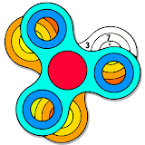 Fidget Spinner Paint by Number: Glitter Color Book icon