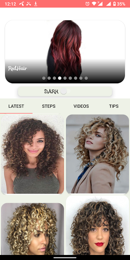 Android application Girl Hairstyles 2023 screenshort