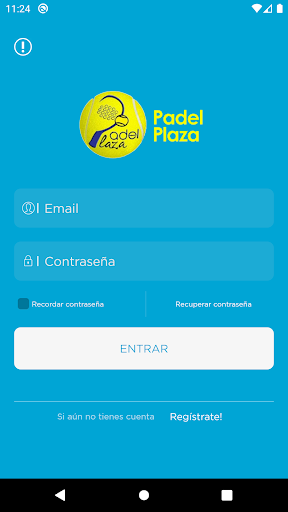 Android application Padel Plaza screenshort