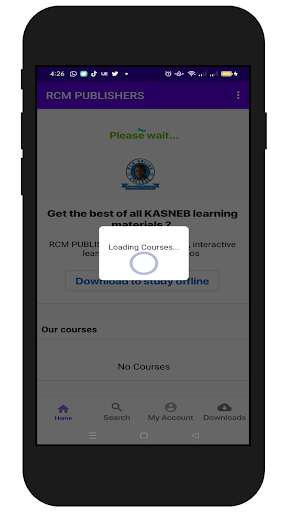 RCM Online College Screen 3