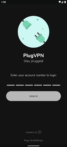 Android application PlugVPN - Stay Plugged! screenshort