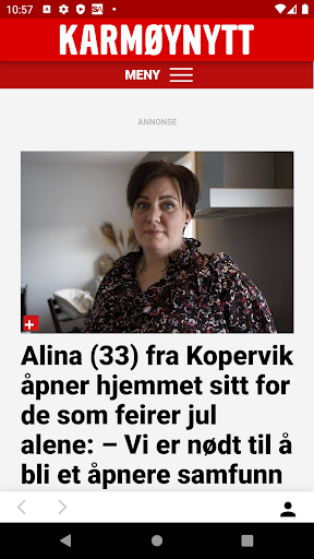 Android application Karmøynytt screenshort