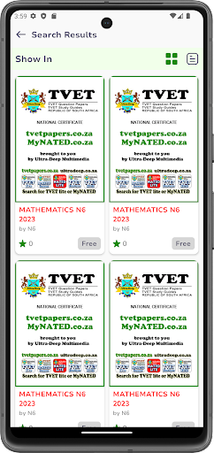 TVET Exam Papers NATED and NCV Screenshot 2 - AppWisp.com