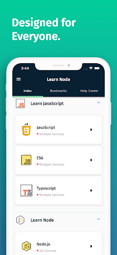Screenshot of Learn Node.js Coding - NodeDev