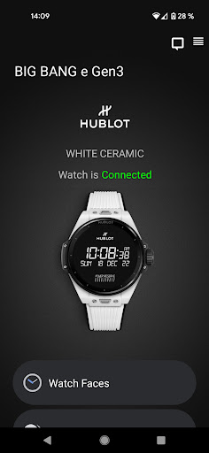 Android application Hublot Big Bang e Gen3 screenshort