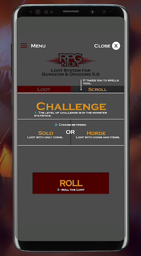 Android application RPG Next DnD Loots screenshort
