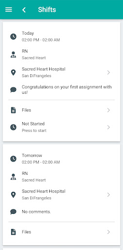AMP Staffing Screen 2