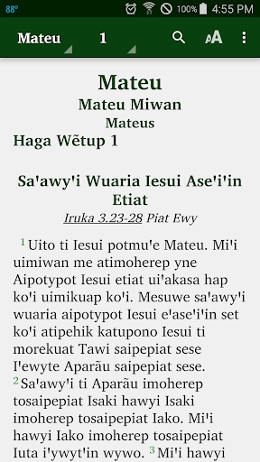 Android application Sateré-Mawé Bíble screenshort