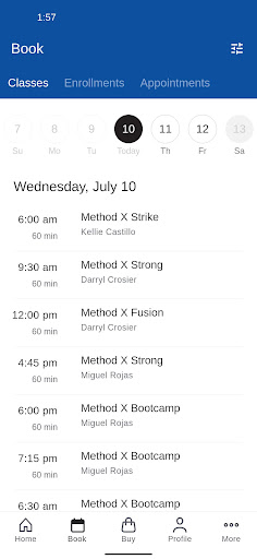 Method X Fitness Screen 2