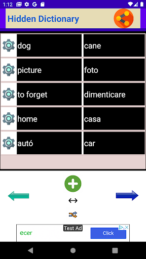 Hidden Dictionary Screen 2