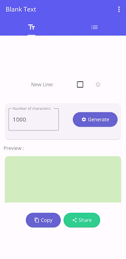 Blank Text - Empty Character Screen 2
