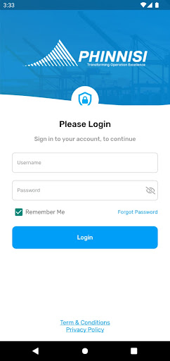 Android application PhinnisiMobile screenshort