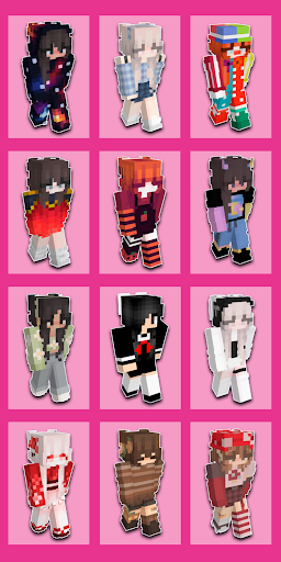 Girls skins for minecraft