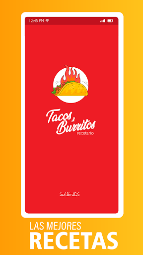 Android application Hacer Tacos y Burritos Recetas screenshort