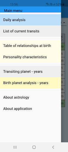 Astrology - Daily Horoscope Screen 2