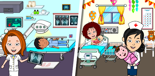 Tizi 타운 병원 - 아이들을위한 의사 게임