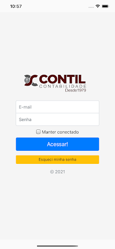 Android application Contil Contabilidade screenshort