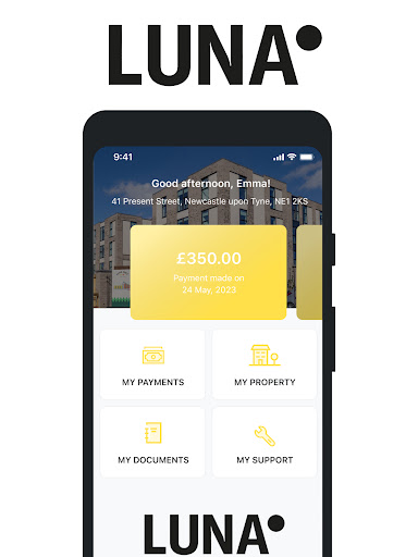 Android application LUNA Students screenshort