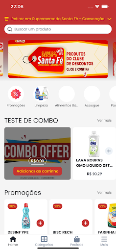Supermercado Santa Fé Screenshot 1 - AppWisp.com
