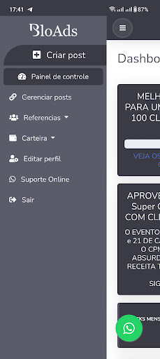 BlogAds Renda online Screen 3