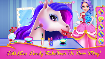 Princess Pony Horse Caring - Magical Beauty Salon