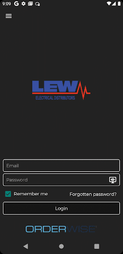 Android application LEW Electrical Distributors screenshort