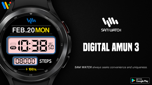Android application SamWatch Digital Amun 3 screenshort