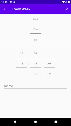 Periodic Reminder Screen 3