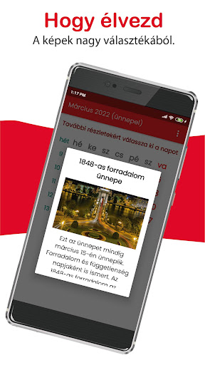 Magyar naptár 2024 Screenshot 4 - AppWisp.com