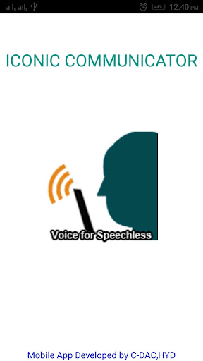 Android application Iconic Communicator English screenshort
