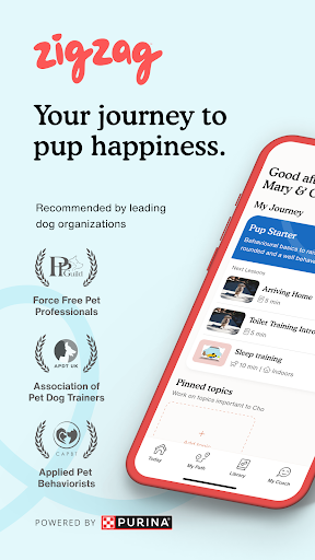 Android application Zigzag - Puppy & Dog Training screenshort