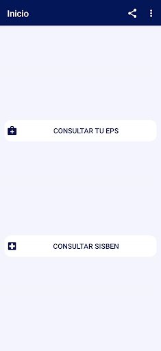 Android application Sisben y EPS screenshort
