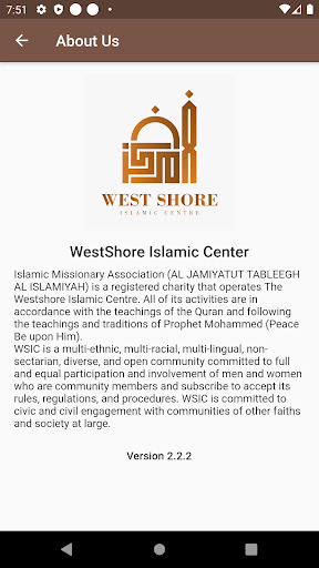 West Shore Islamic Centre Screen 2