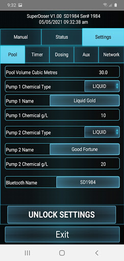 Android application SCL Network Control screenshort